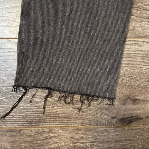 Levi’s 501 Jeans Button Fly raw hem Get off my cloud black wash 29/28 - Picture 9 of 16